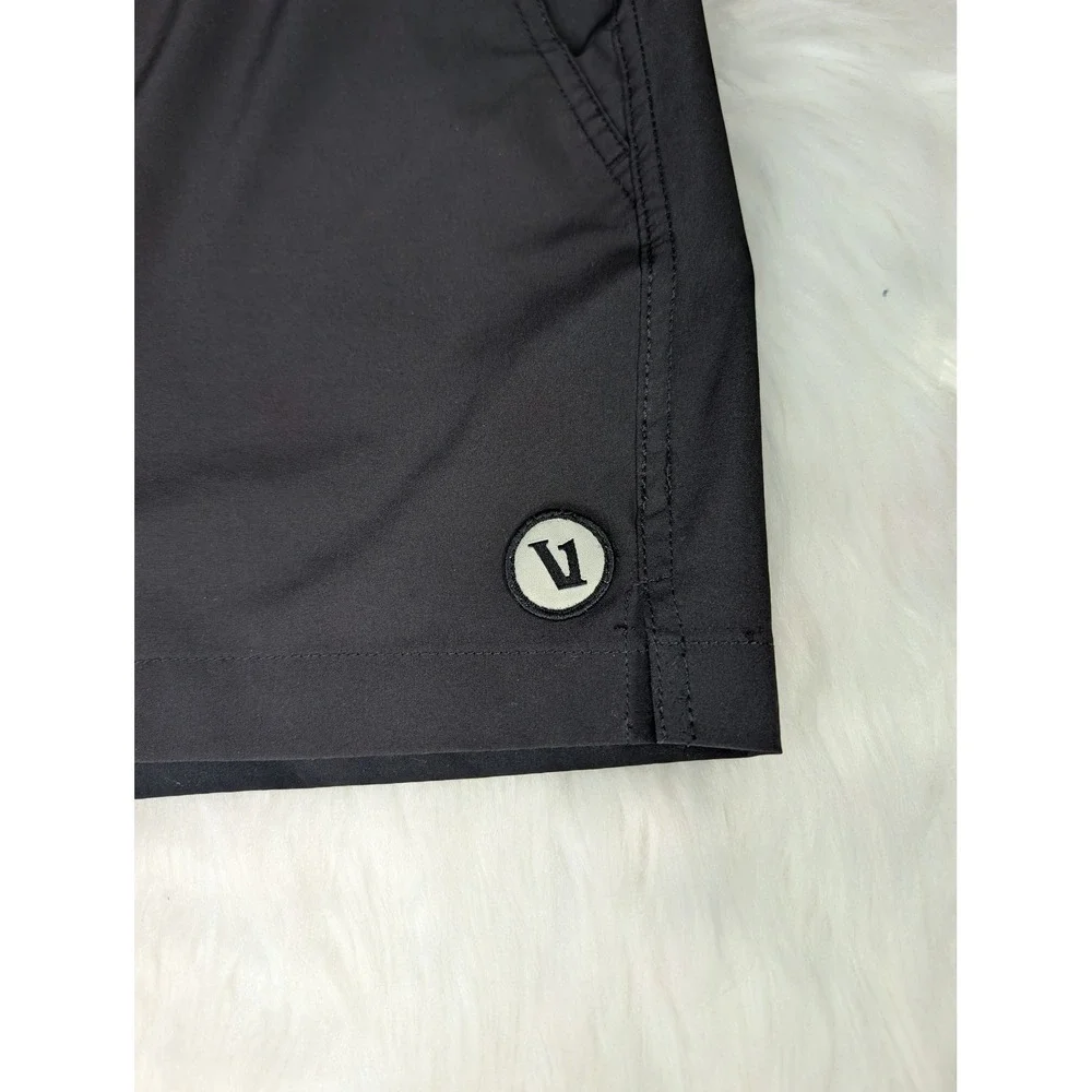 Vuori Kore Shorts Men 34 Black Performance Active Training cut unlined Trunks